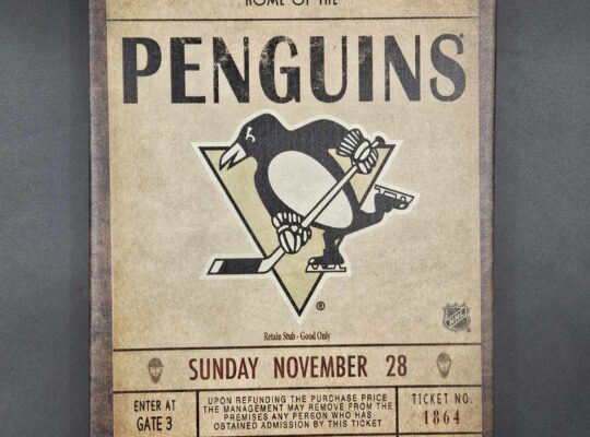 Pittsburgh Penguins Sports Sign