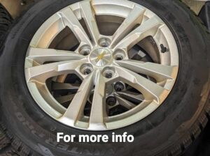 Winter Tires 225/65r17 winterforce on Chevy r