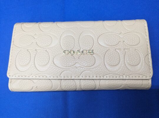 Tan Coach Wallet