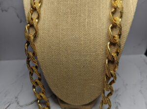 Gold Tone Chain Necklace