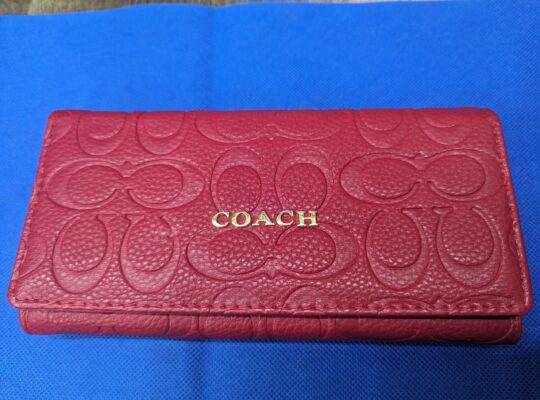 Red Coach Wallet