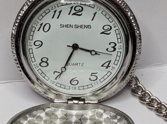 Vintage Alloy Motorcycle  Pocket Watch