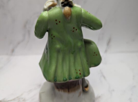 Vintage Victorian Era Man Figure Playing Flut