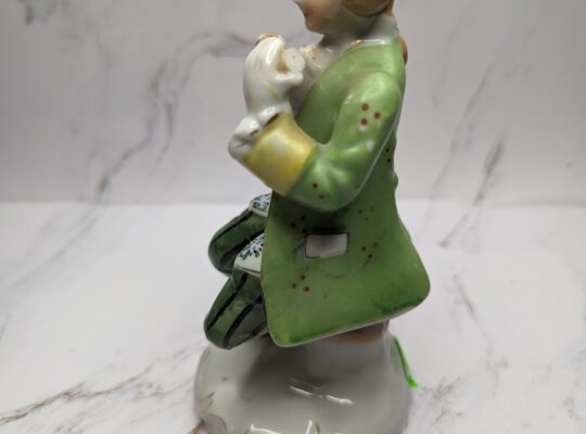 Vintage Victorian Era Man Figure Playing Flut