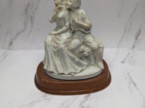 Vintage Bisque Porcelain Loving Couple