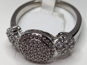 Fashion Luxury Women Ring Micro Paved Big Rou