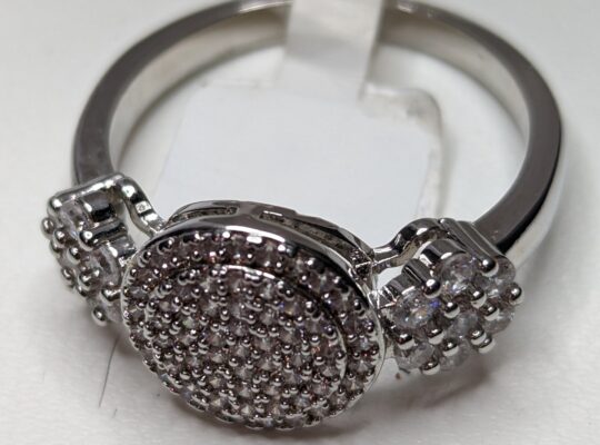 Fashion Luxury Women Ring Micro Paved Big Rou