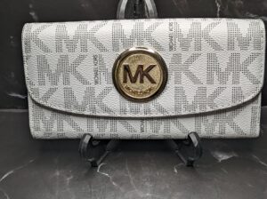 White/Grey Mk Wallet