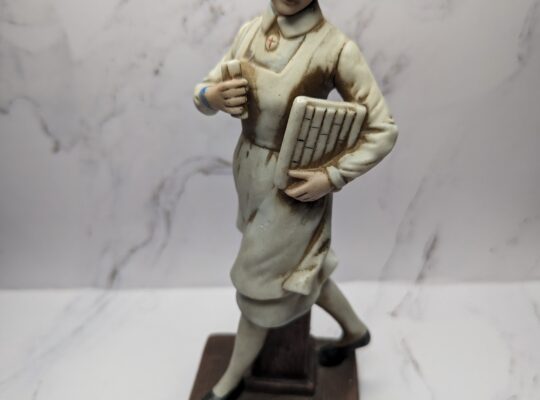 Vintage Nurse Bisque Figurine