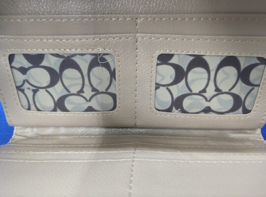 Tan Coach Wallet