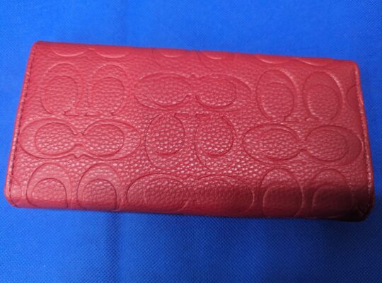 Red Coach Wallet