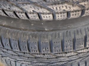 265/70r17 Firestone winter force on ford steel rims