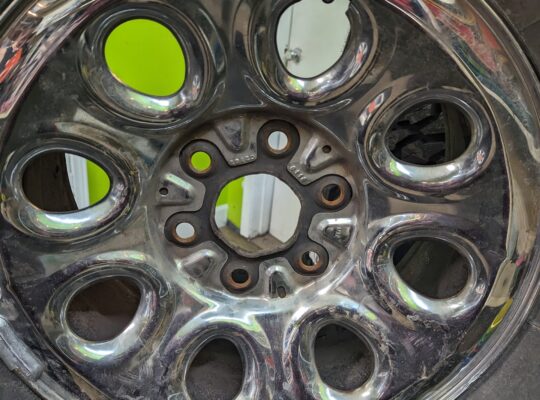 265/70R17 Cooper Snow Tires on Chevy Rims