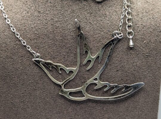 Blue Bird Necklace Pendant