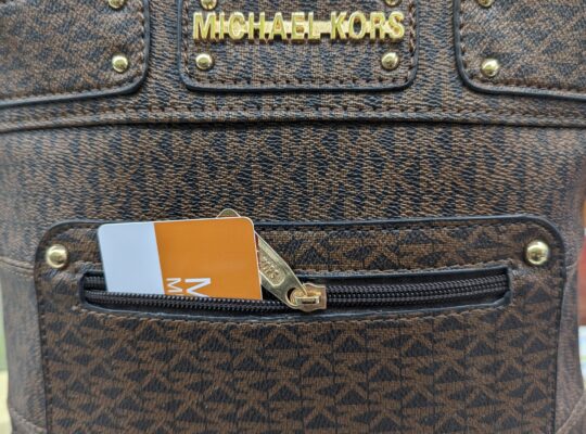 Brown MK Purse