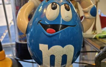 Blue M&M Dispenser