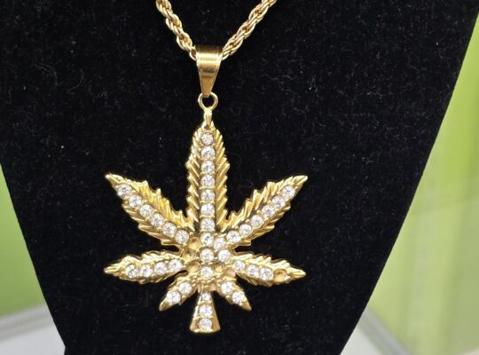 Marijuana necklace